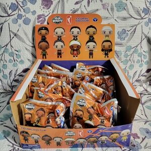 WNBA Figural Bag Clip Keychain Lot of 3